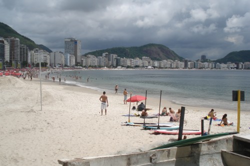 Copacabana beach.